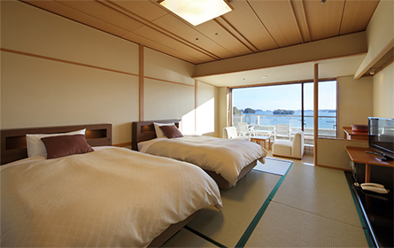 臨海日式雙床房