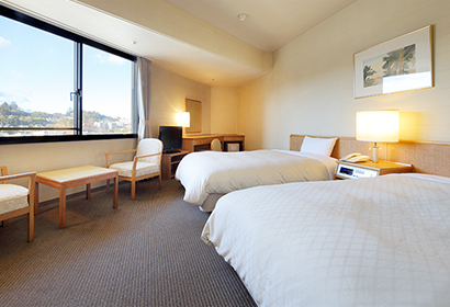 【Townside Rooms】 Relaxing Double Twin